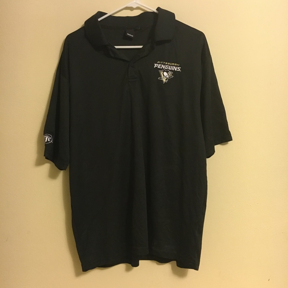 Reebok Pittsburgh Penguin's (Miller Lite) polo